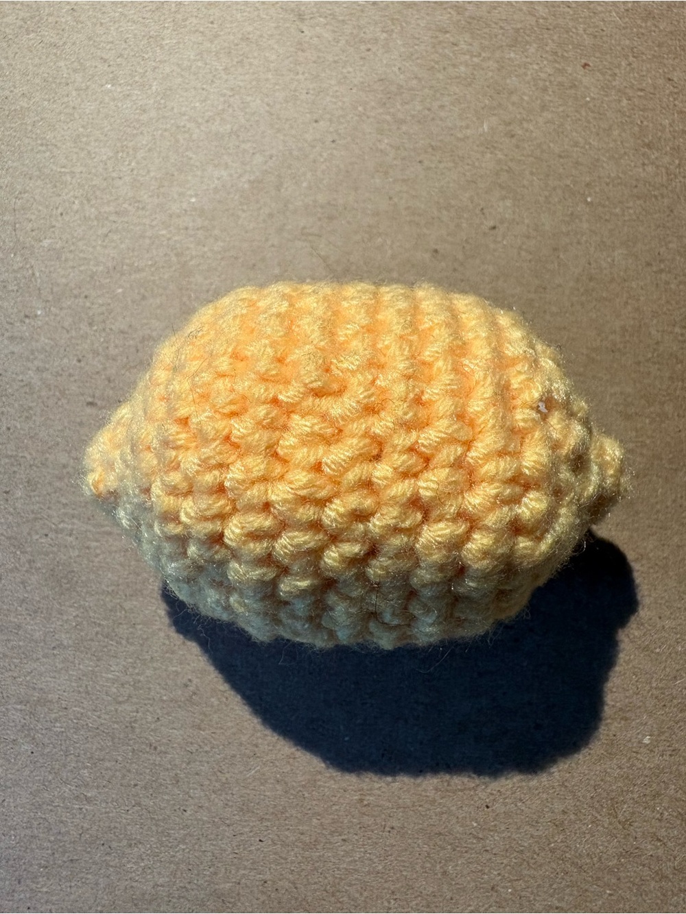 Handmade Crocheted Lemon Toy - Yellow